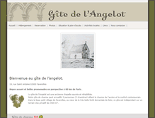 Tablet Screenshot of gitedelangelot.com